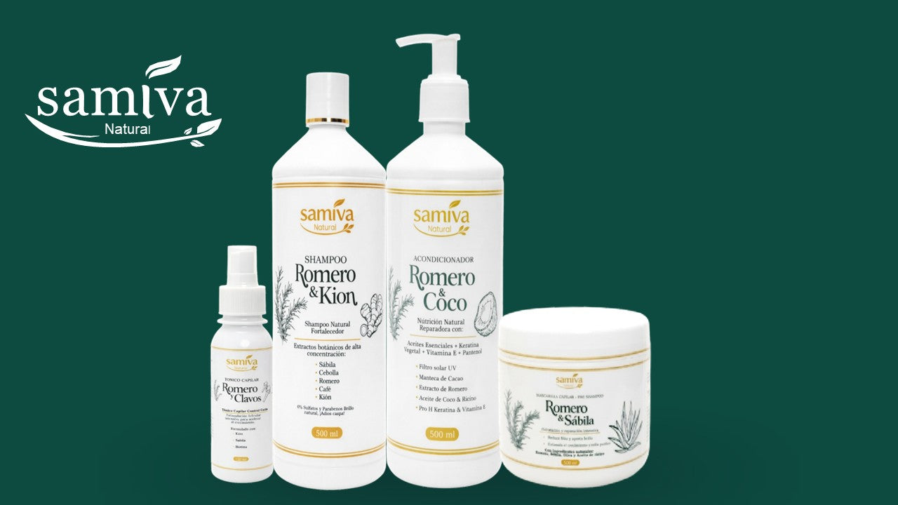 Kit Completo Crecimiento, Fuerza & Anticaída Samiva (500 ML)