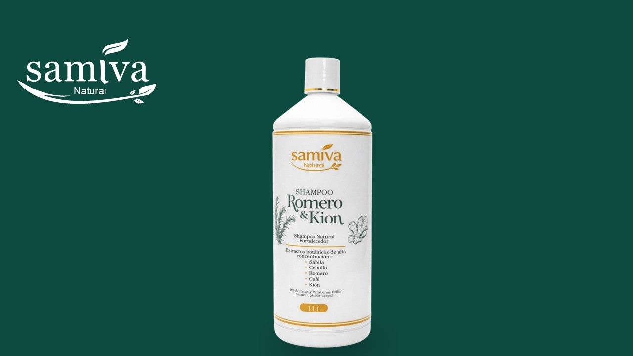 Shampoo Natural  Fortalecedor Romero & Kion - Samiva (1Lt.)